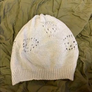 Light grey knit beanie, never been worn
